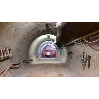 Escavação do túnel